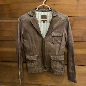 Woman’s Gap 100% Leather Jacket